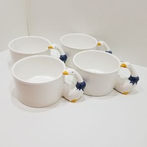 Vintage 1980's House of Lloyd 12 oz Soup Cups Set